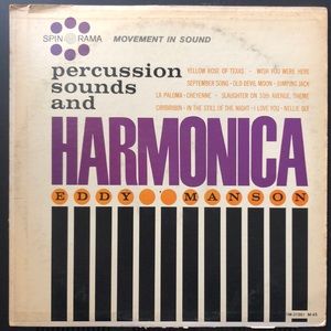 Eddy Mason Percussion Sounds And Harmonica Vinyl Lp